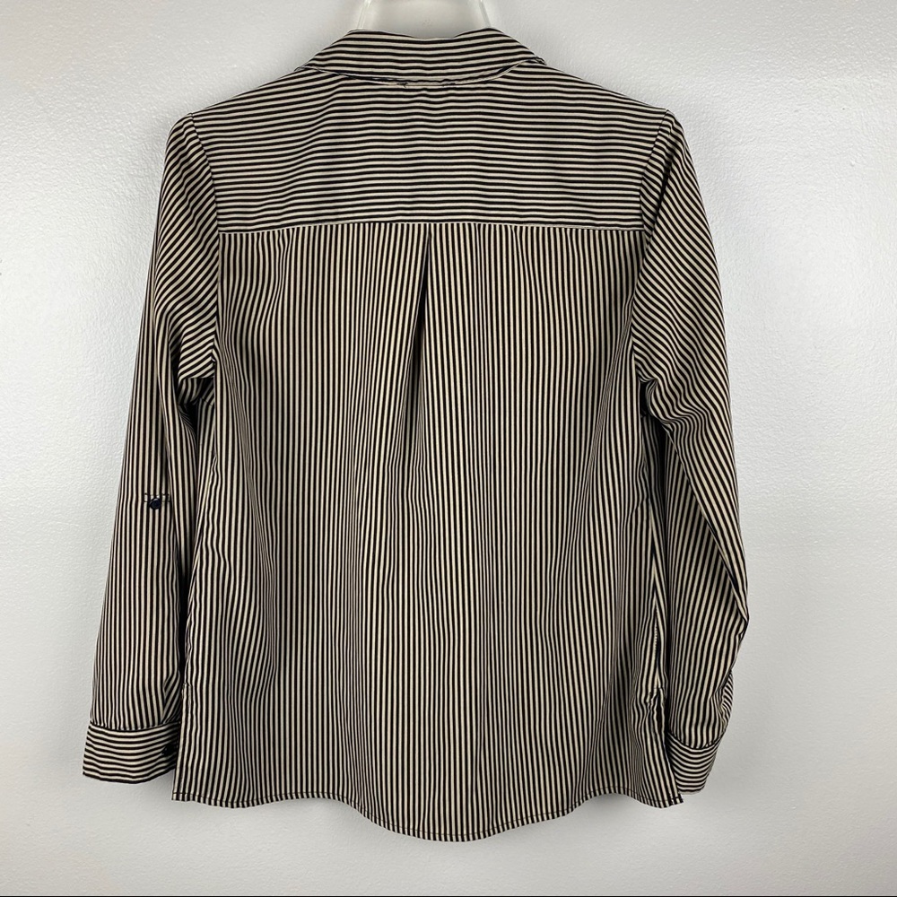 Notations Stripped Button Down Blouse - image 2